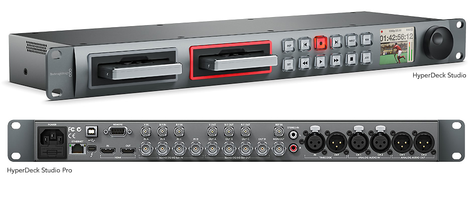 Enregistreur Vidéo SSD Blackmagic Design Hyperdeck Studio - Occasion